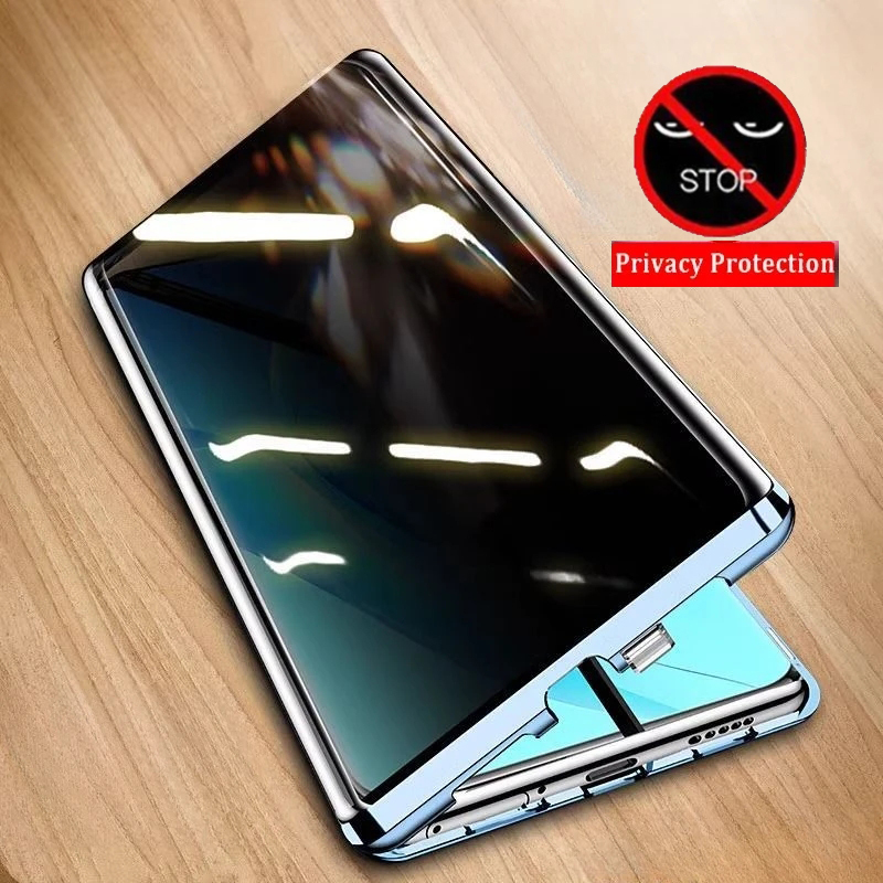 Anti Spy Privacy Glass Case - OPPO A20 A40M A60 A78 A79
