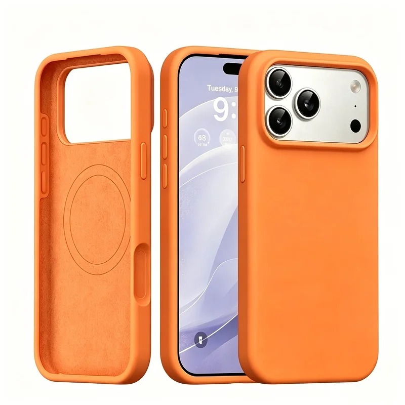 Liquid Silicone Magnetic Phone Case - iPhone 18, 17 Pro, 17 Pro
