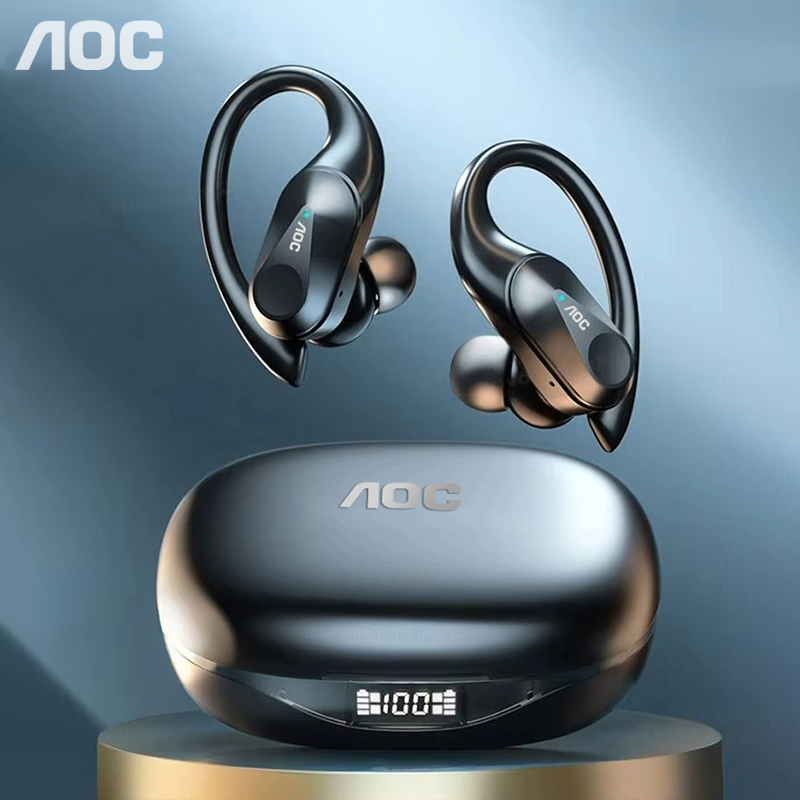 Earphones - AOC Spor Kulaklık Kablosuz Bluetooth 6.0
