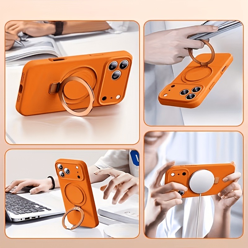 360 Manyetik Standlı Sıvı Sili - Liquid Silicone Magnetic Phone Case incelemesi ve fiyatı