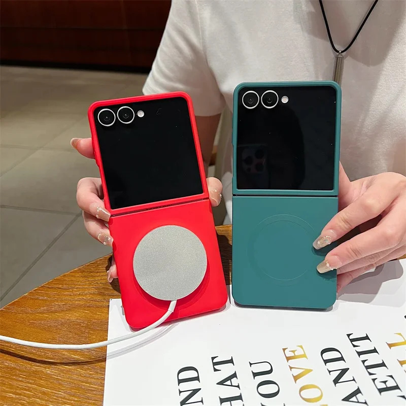 Samsung Galaxy Z Flip 7 6 5 4  - Liquid Silicone Magnetic Phone Case incelemesi ve fiyatı