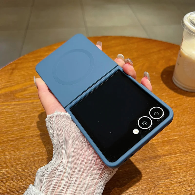 Samsung Galaxy Z Flip 7 6 5 4  - Liquid Silicone Magnetic Phone Case incelemesi ve fiyatı