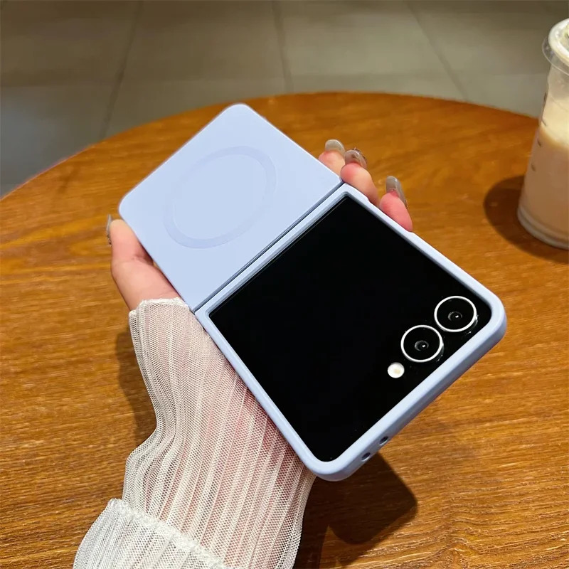 Samsung Galaxy Z Flip 7 6 5 4  - Liquid Silicone Magnetic Phone Case incelemesi ve fiyatı