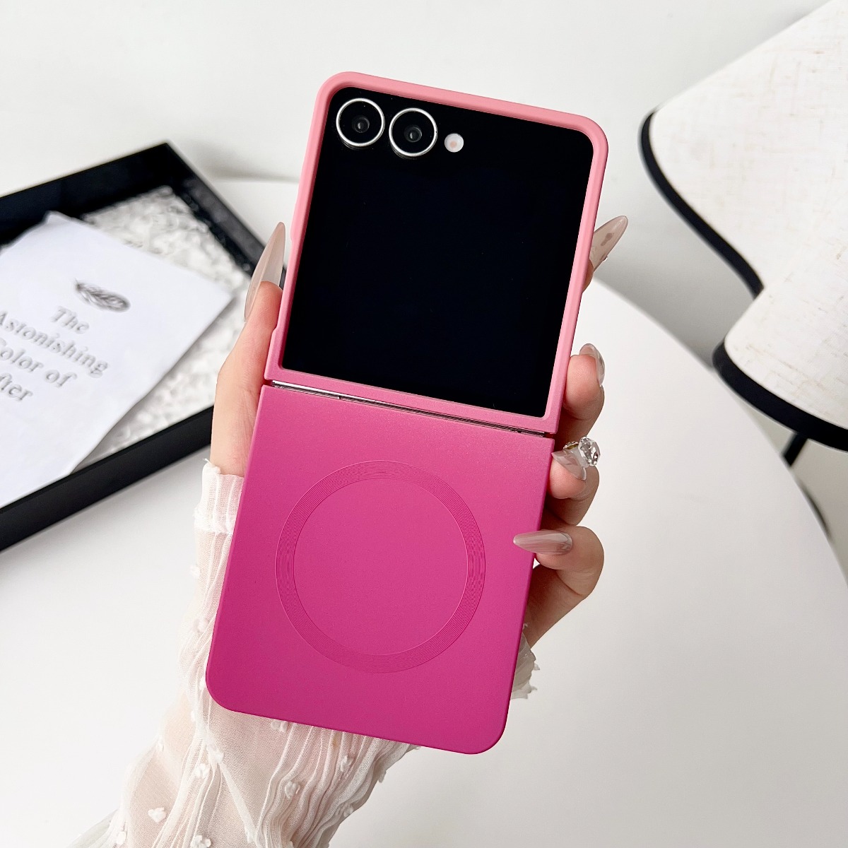 Samsung Galaxy Z Flip 7 6 5 4  - Liquid Silicone Magnetic Phone Case incelemesi ve fiyatı