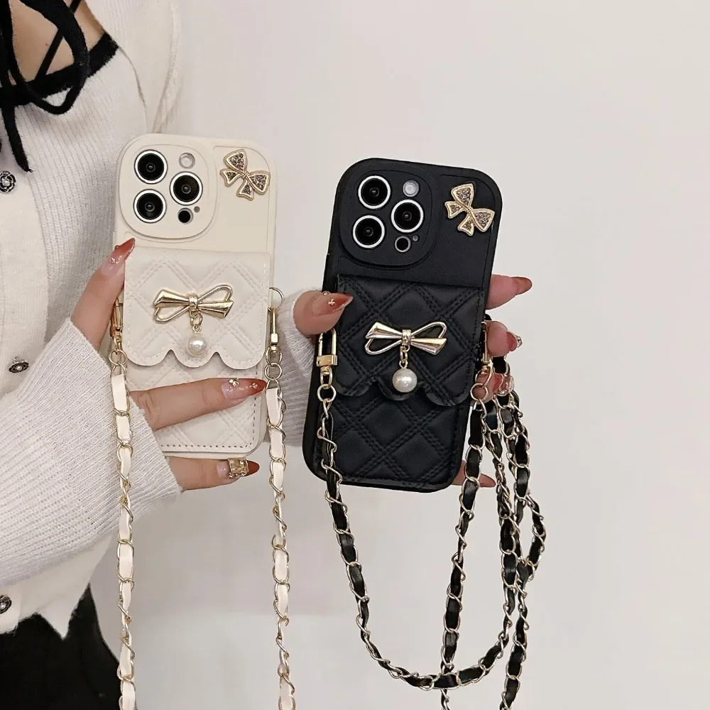 3D Fiyonklu Çapraz Askılı Kart - Leather Wallet Card Holder Phone Cover incelemesi ve fiyatı