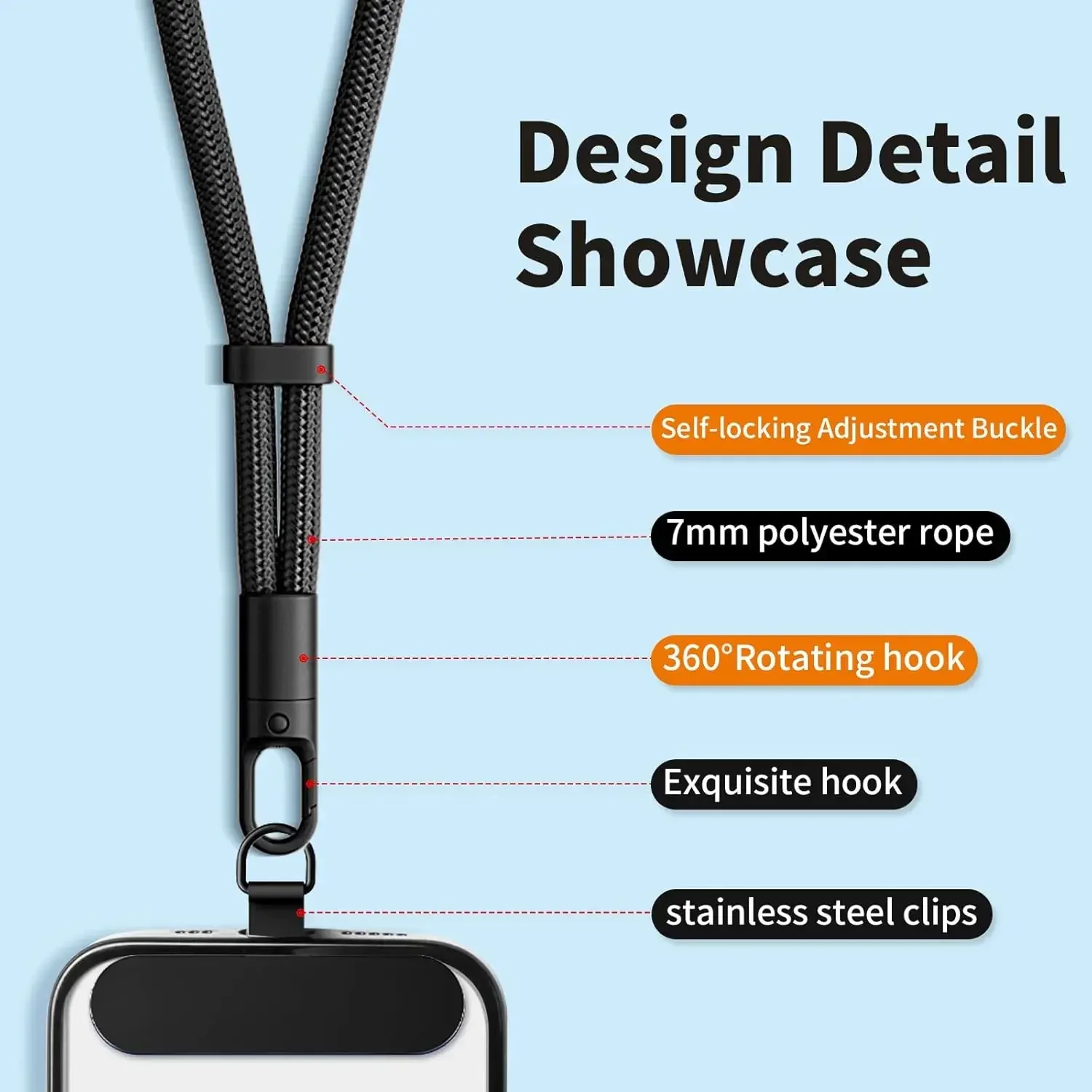 Evrensel Telefon Askısı, Klips - Crossbody Lanyard Neck Strap Case incelemesi ve fiyatı