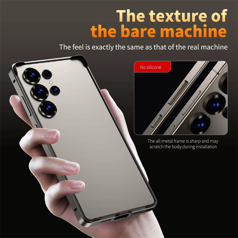 Samsung Galaxy S25 Ultra S24 P - Metal Bumper Aluminum Frame Case incelemesi ve fiyatı